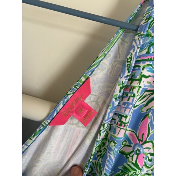 Lilly Pulitzer Parigi Floral Skort Romper in Boca Blue Beneath Bougainville MED - Picture 8 of 8